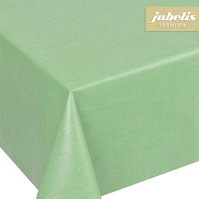 Abwaschbare Tischdecke aus Baumwolle in grün